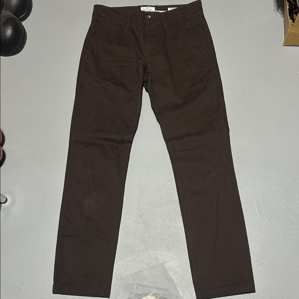 GoodFellow and Co. Brown Hennepin Slim Fit Chino Pants (30 x 32)